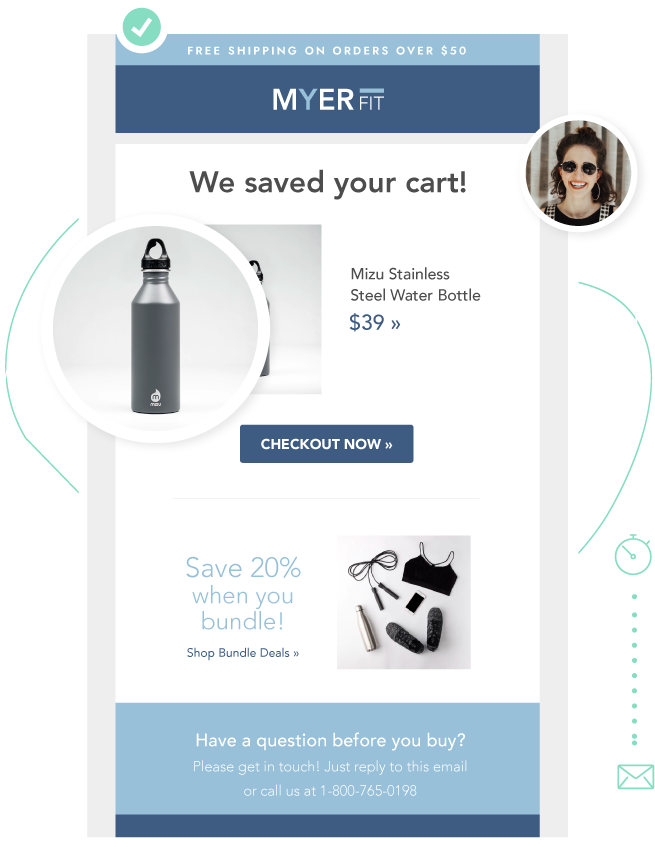 recover lost customers with abandoned cart emails banner image